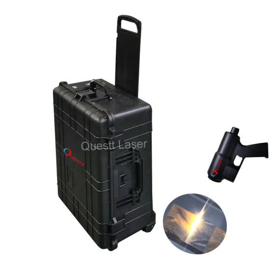 Nettoyeur laser portable industriel approuvé CE Mini portable 50W 100W 200W Valise Machine de nettoyage laser à fibre Machine-outil Laser Peinture Antirouille Prix de la machine